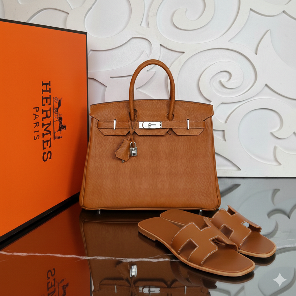 Birkin 35 Bag and Slipper Set