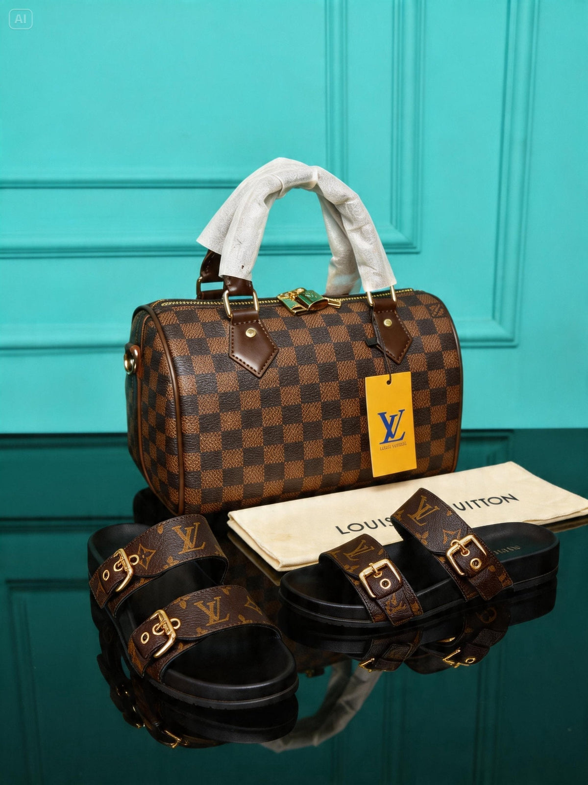 Speedy 25 Tasche und Slipper
