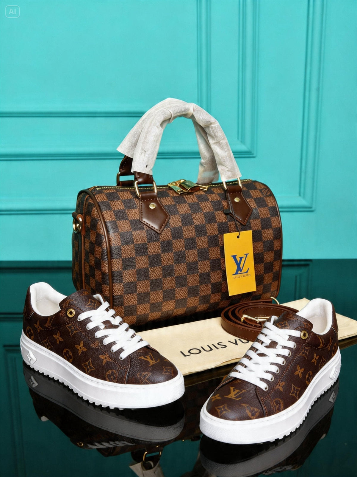 Speedy 25 Tasche und Schuhe