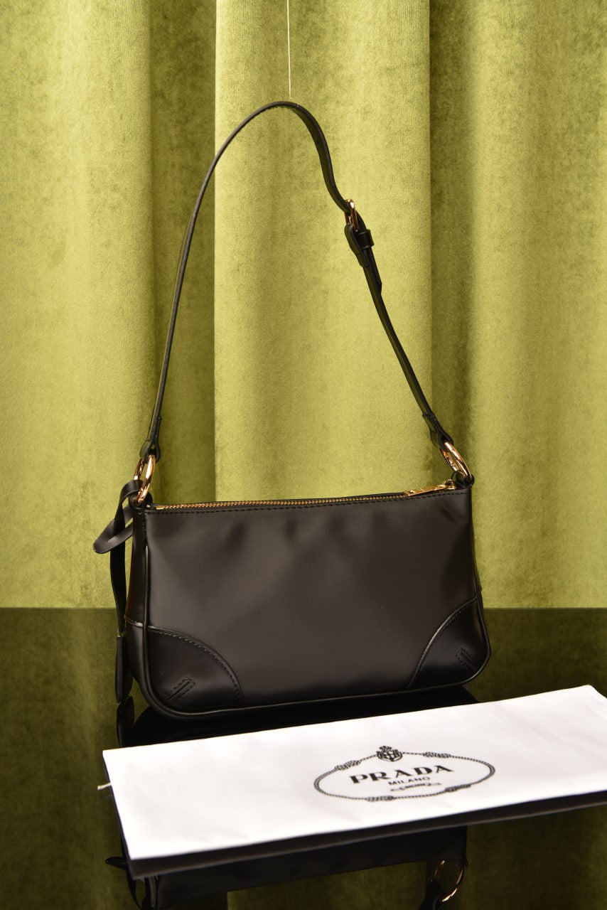 PR - Re-Edition 2002 Nylon Brushed Shoulder Bag