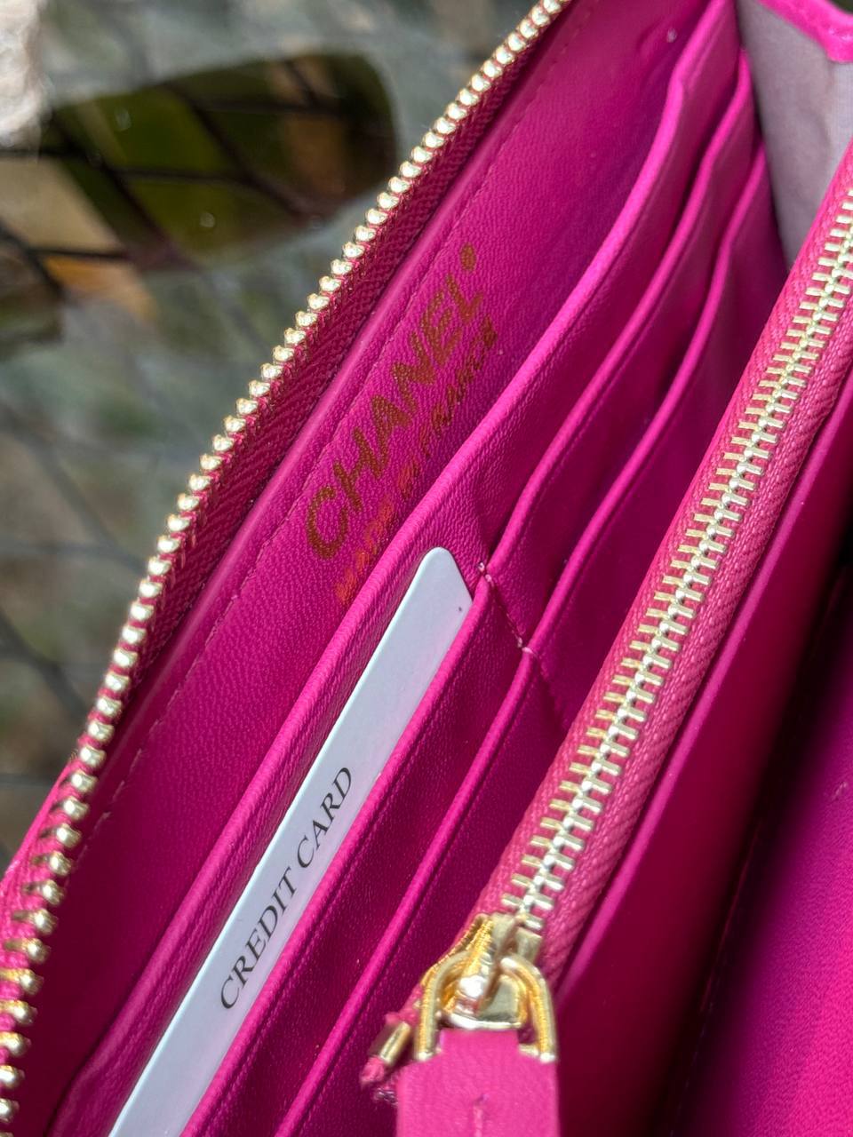 Ledergeldbörse (Pink)