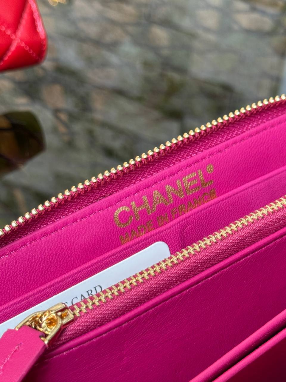 Ledergeldbörse (Pink)