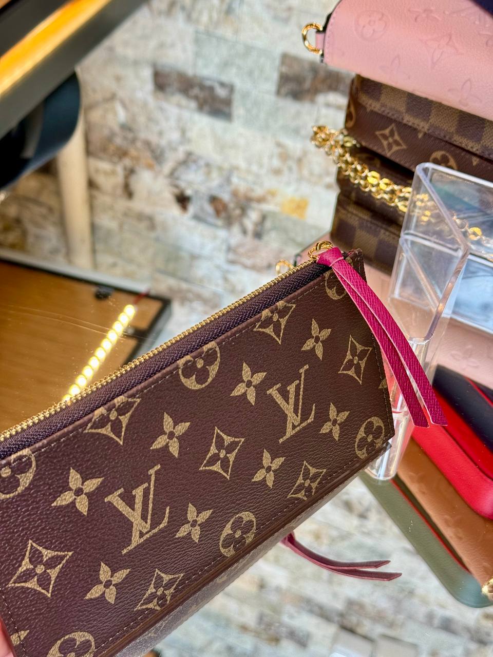 P- Portefeuille Fellice en cuir