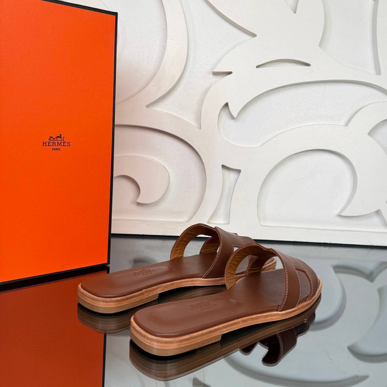 Pantoufles Oran (marron)