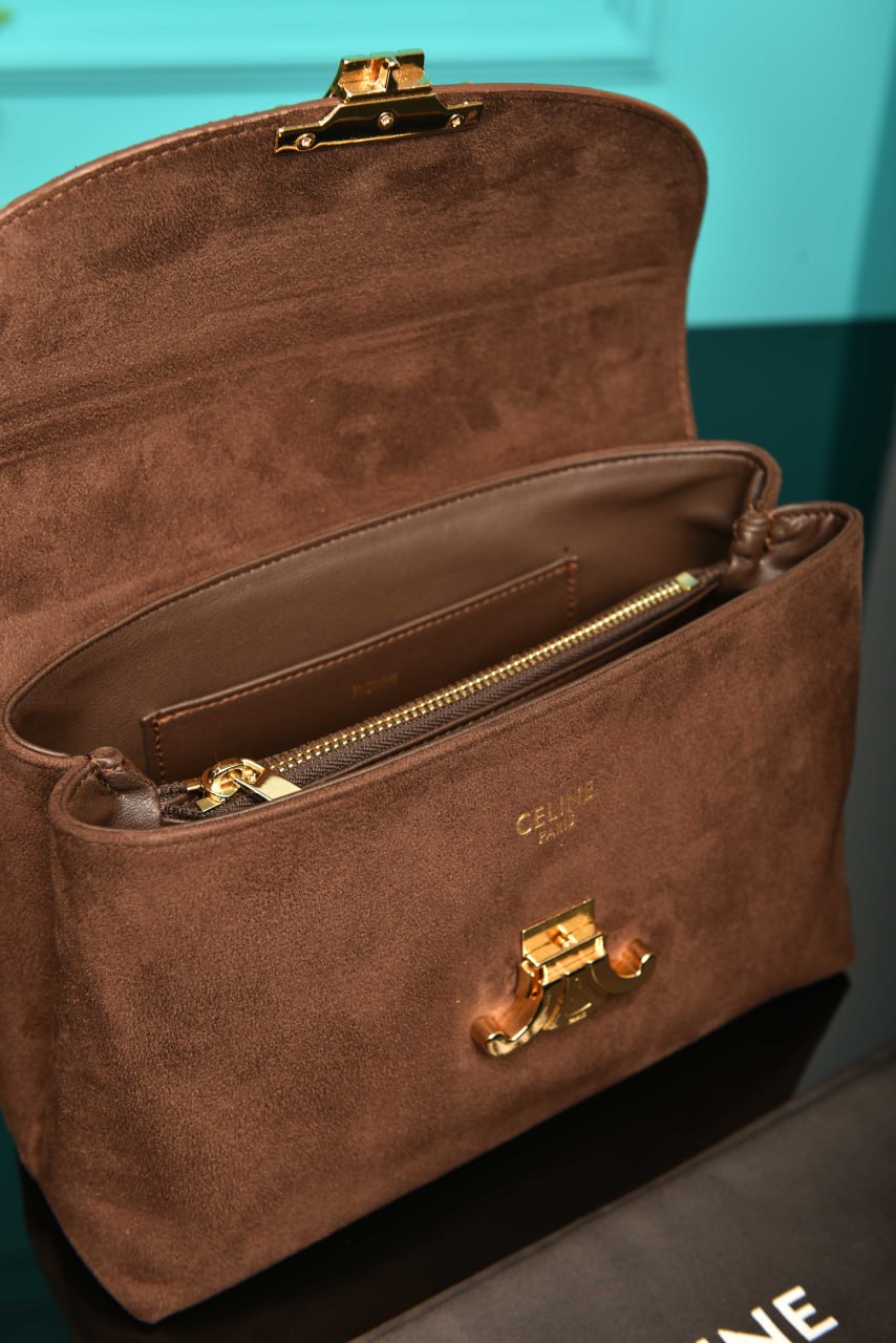 CLN - Sac Nino moyen en cuir grainé souple