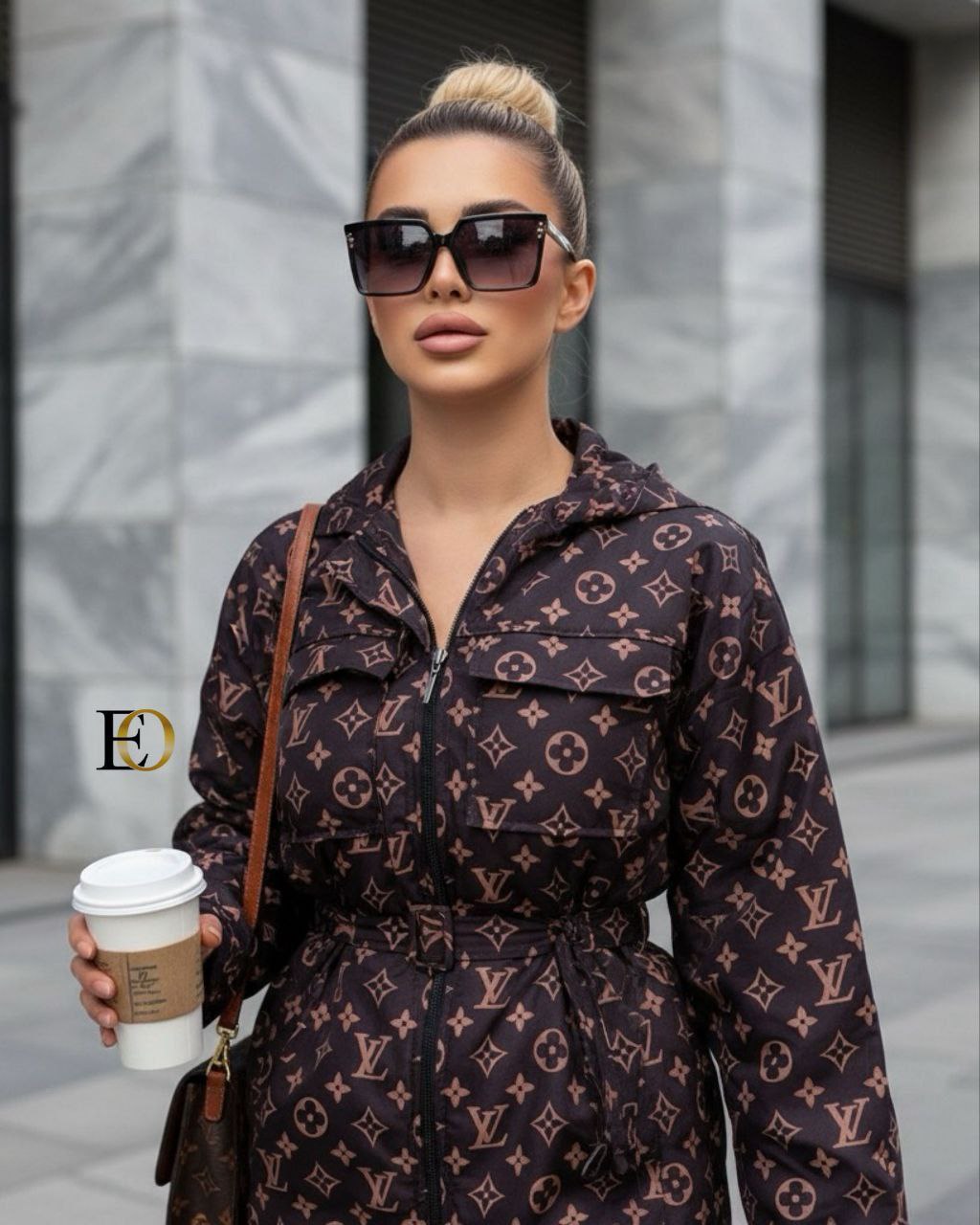 Hooded Trench Coat