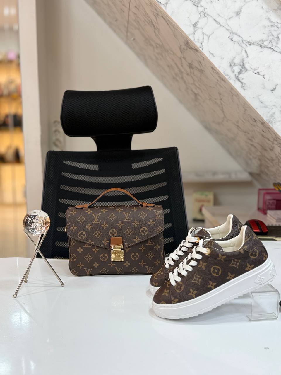Bag and Sneakers