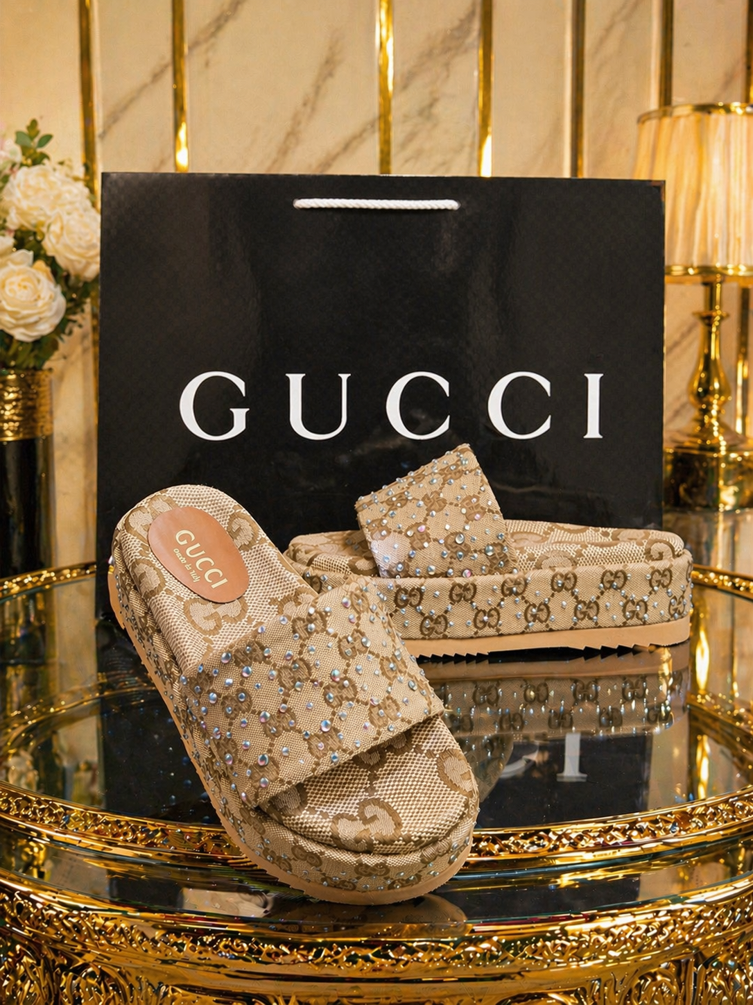 GG Emblem and Slipper