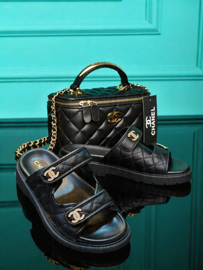 CH  Vanity Bag and Slipper