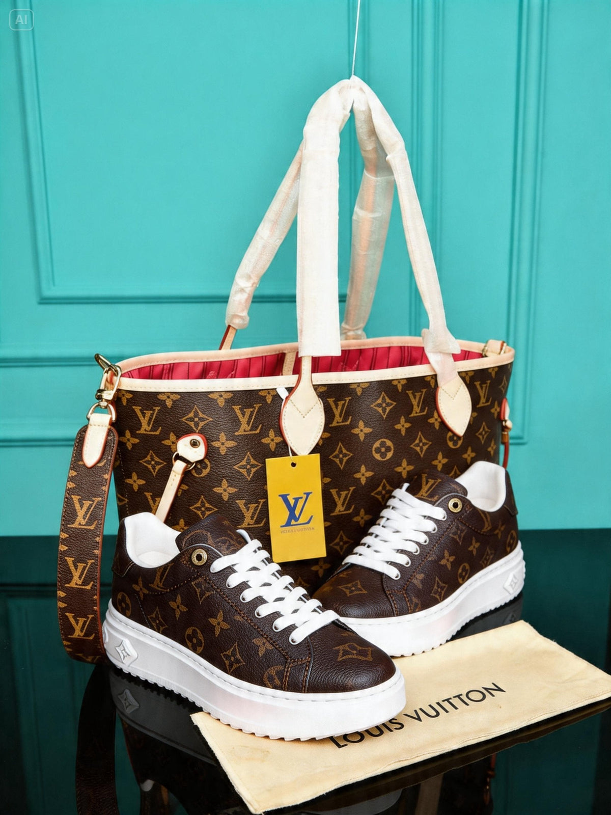 Sac Neverfull et chaussures