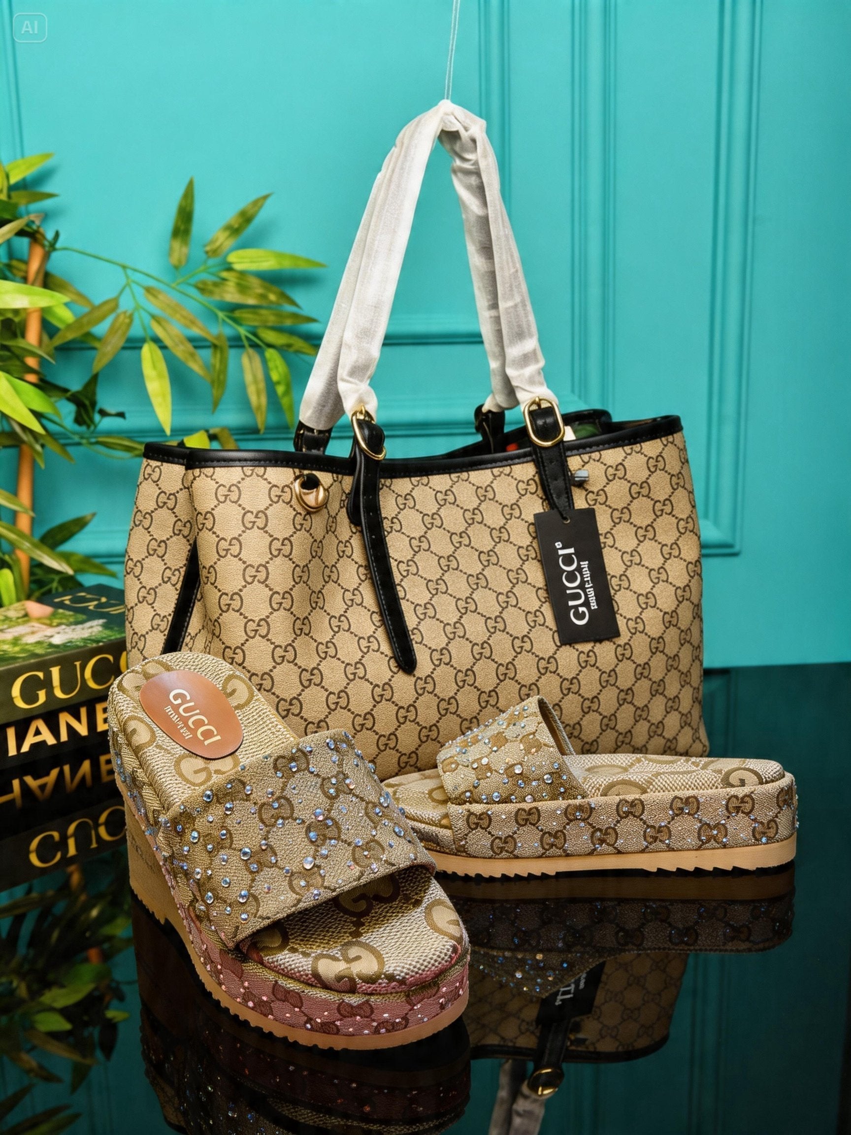 GG Emblem and Slipper