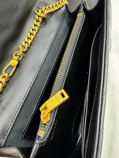 Quilted Shoulder Bag (Big) (DarkSilver)