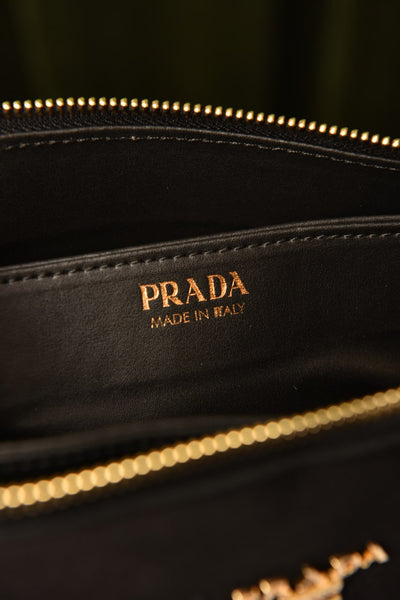 PRD - Vitello Daino Soft Mini Zippered Bag Argilla