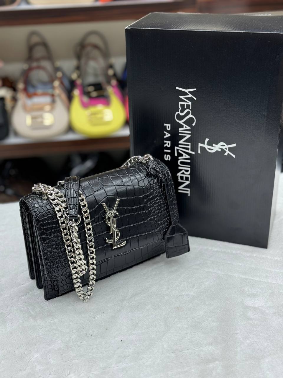 Sunset Bag (Leather-Silver)