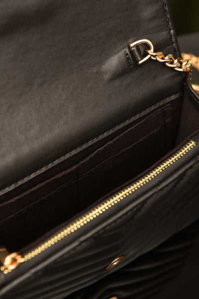 Portefeuille Cassandre en cuir avec chaîne