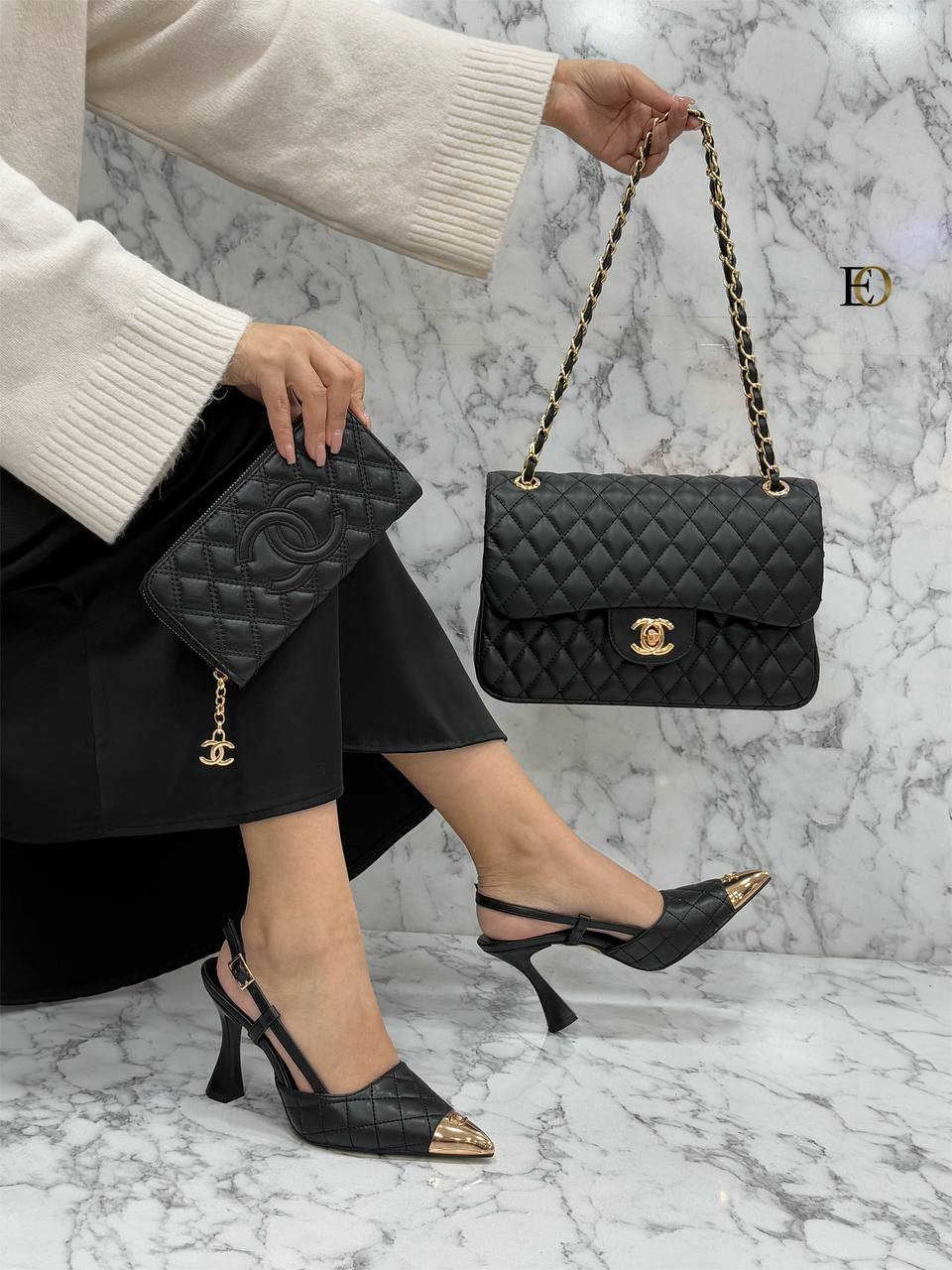 CH -Bag and Shoes and Wallet