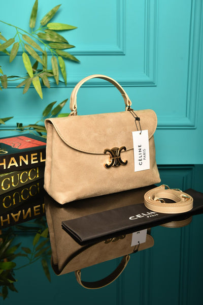 CLN - Sac Nino moyen en cuir grainé souple