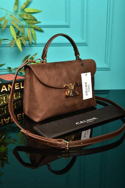 CLN - Sac Nino moyen en cuir grainé souple