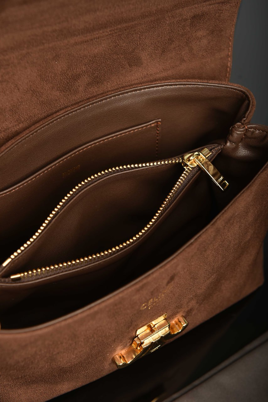 CLN - Sac Nino moyen en cuir grainé souple
