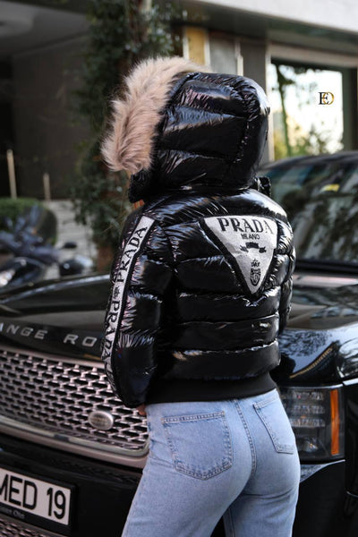 PRD -  Quilted Stone-Studded Jacket
