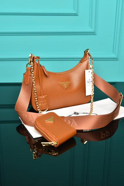 Re-Edition 2005 Saffiano-Lederhandtasche