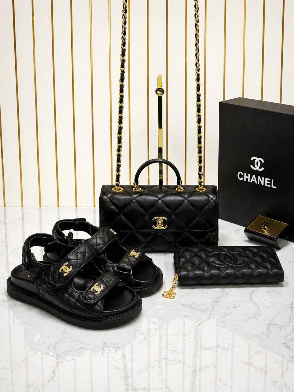 CH Bag, Wallet and Slipper